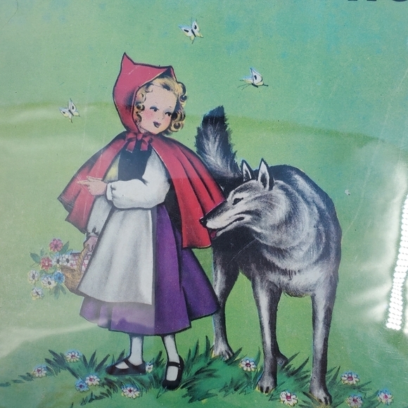 1938 print "Little Red Riding Hood" children's book - Picture 3 of 10